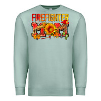Seafoam firefighter mom Premium Sweatshirt - Zillion Design Studio