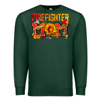 Sports Green firefighter mom Premium Sweatshirt - Zillion Design Studio