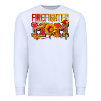 White firefighter mom Premium Sweatshirt - Zillion Design Studio