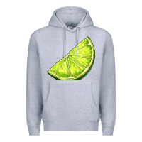 Heather Grey lime for gin Premium Hoodie - AdoDesignShop