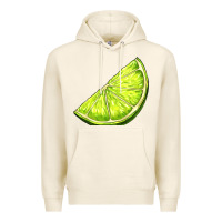 Tofu lime for gin Premium Hoodie - AdoDesignShop