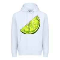 White lime for gin Premium Hoodie - AdoDesignShop