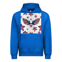 Cobalt patriotic eagle wing Urban Hoodie - BundleAndBundleShop