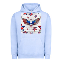 Pigment Grape Ice patriotic eagle wing Urban Hoodie - BundleAndBundleShop