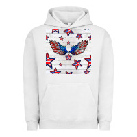 Pigment Lunar Rock patriotic eagle wing Urban Hoodie - BundleAndBundleShop
