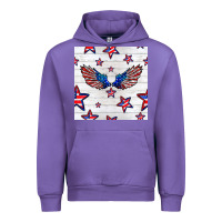 Tulip patriotic eagle wing Urban Hoodie - BundleAndBundleShop