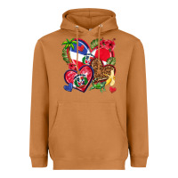 Meerkat dominican republic  hearts Heavyweight Hoodie - texasbilliewilder