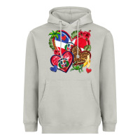Moon Dust dominican republic  hearts Heavyweight Hoodie - texasbilliewilder