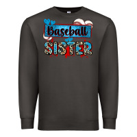 Smoke baseball sister with leopard Premium Sweatshirt - Zillion Design Studio