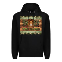 Black dad the king Premium Hoodie - Artiststas