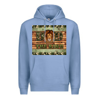 Colony Blue dad the king Premium Hoodie - Artiststas