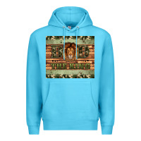Ocean Blue dad the king Premium Hoodie - Artiststas