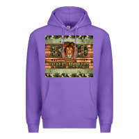 Purple dad the king Premium Hoodie - Artiststas