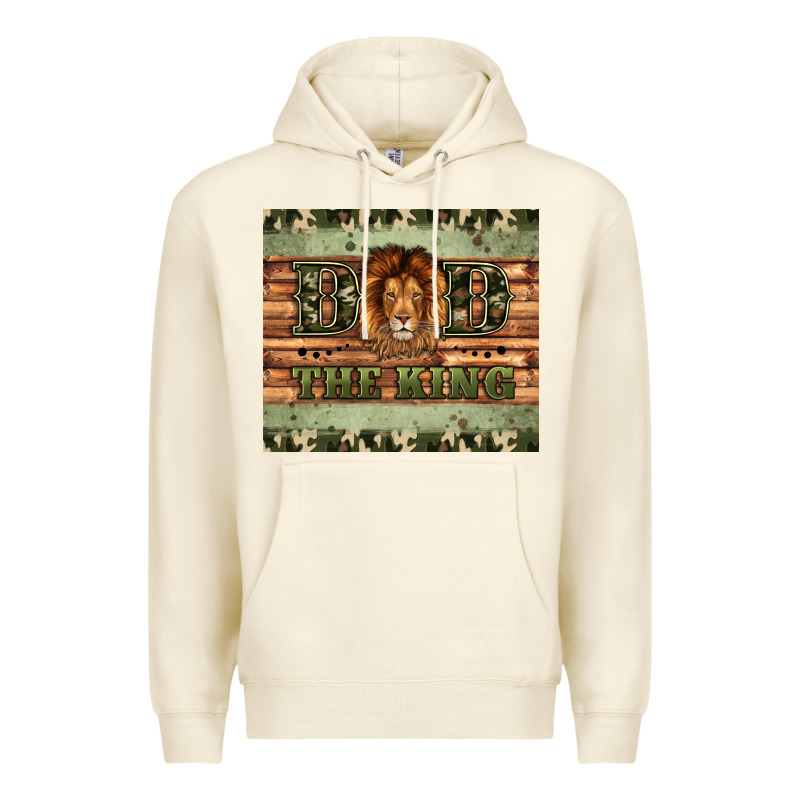Dad The King Premium Hoodie by Artiststas | Teevron