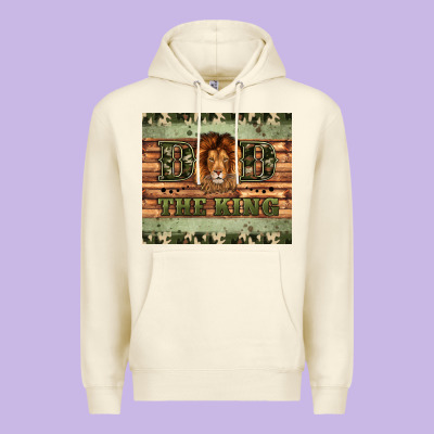 Dad The King Premium Hoodie Designed By Artiststas