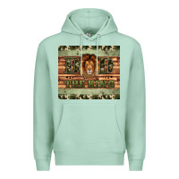 Seafoam dad the king Premium Hoodie - Artiststas