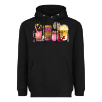Black boss lady coffee cups with money Heavyweight Hoodie - texasbilliewilder