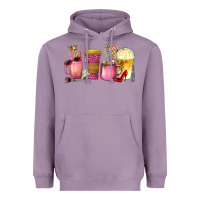 Lavender boss lady coffee cups with money Heavyweight Hoodie - texasbilliewilder