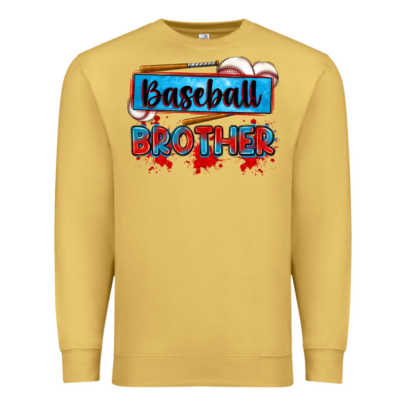 Baseball Brother Premium Sweatshirt by Zillion Design Studio | Teevron