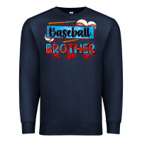Navy baseball brother Premium Sweatshirt - Zillion Design Studio