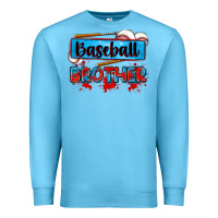 Ocean Blue baseball brother Premium Sweatshirt - Zillion Design Studio