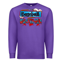 Purple baseball brother Premium Sweatshirt - Zillion Design Studio