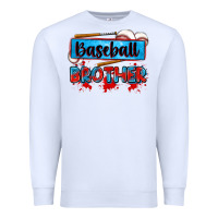 White baseball brother Premium Sweatshirt - Zillion Design Studio