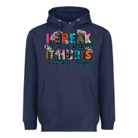 Navy i speak my mind because it hurts to bite my tongue Heavyweight Hoodie - Zillion Design Studio
