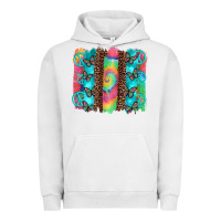 Pigment Lunar Rock hippie peace sign butterfly leopard and tie dye brushstroke Urban Hoodie - Artiststas