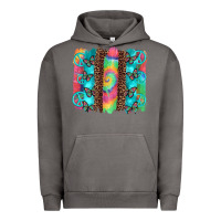 Pigment Tornado hippie peace sign butterfly leopard and tie dye brushstroke Urban Hoodie - Artiststas