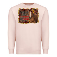 Pale Pink all i want for christmas is a horse Premium Sweatshirt - RanaPortraitStore