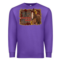 Purple all i want for christmas is a horse Premium Sweatshirt - RanaPortraitStore