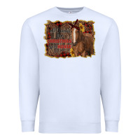 White all i want for christmas is a horse Premium Sweatshirt - RanaPortraitStore