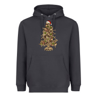 Smoke Skeleton Christmas Tree Heavyweight Hoodie - RanaPortraitStore