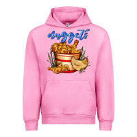 Fuchsia Pink nuggets Urban Hoodie - AdoDesignShop
