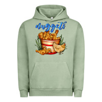 Pigment Oil Green nuggets Urban Hoodie - AdoDesignShop
