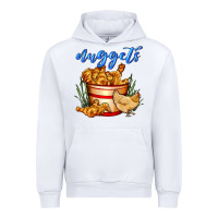 White nuggets Urban Hoodie - AdoDesignShop