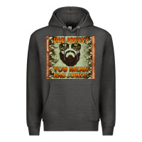 Charcoal Heather dad jokes you mean rad jokes Premium Hoodie - Artiststas