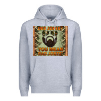 Heather Grey dad jokes you mean rad jokes Premium Hoodie - Artiststas