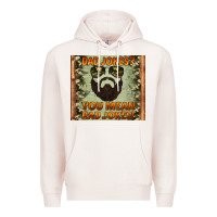 Pale Pink dad jokes you mean rad jokes Premium Hoodie - Artiststas