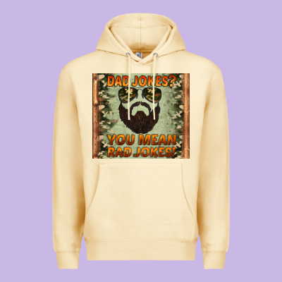 Dad Jokes You Mean Rad Jokes Premium Hoodie Designed By Artiststas
