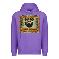 Purple dad jokes you mean rad jokes Premium Hoodie - Artiststas