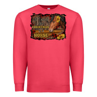 Cardinal all i want for christmas is a horse brown horse Premium Sweatshirt - RanaPortraitStore