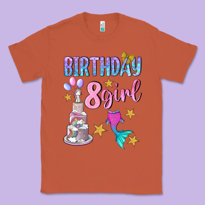 Birthday Girl 8 Classic Tee Designed By Bundleandbundleshop