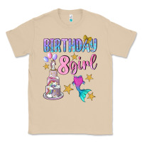 Mushroom birthday girl 8 Classic Tee - BundleAndBundleShop