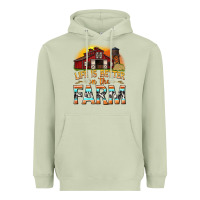 Matcha life is better on the farm with barn Heavyweight Hoodie - texasbilliewilder