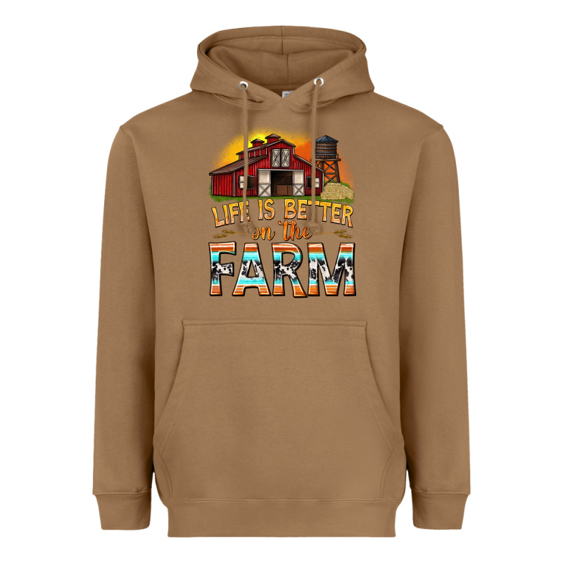 Life Is Better On The Farm With Barn Heavyweight Hoodie by texasbilliewilder | Teevron
