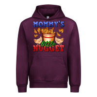 Mauve Wine mommy's little nugget Urban Hoodie - AdoDesignShop