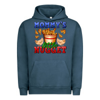 Pigment Midnight Navy mommy's little nugget Urban Hoodie - AdoDesignShop
