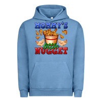 Pigment Pebble Blue mommy's little nugget Urban Hoodie - AdoDesignShop